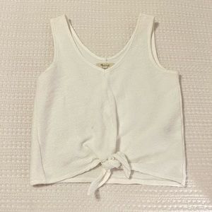 White, Madewell, tie top